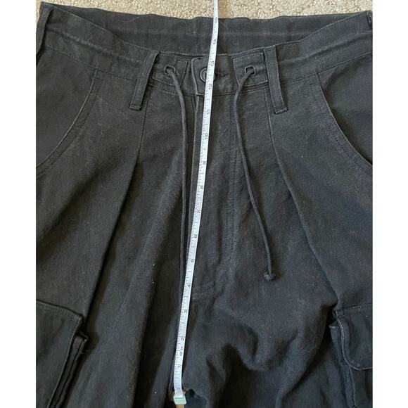 Story MFG Forager Pants - Black Slub Cargo Trouser Pants - Picture 5 of 5